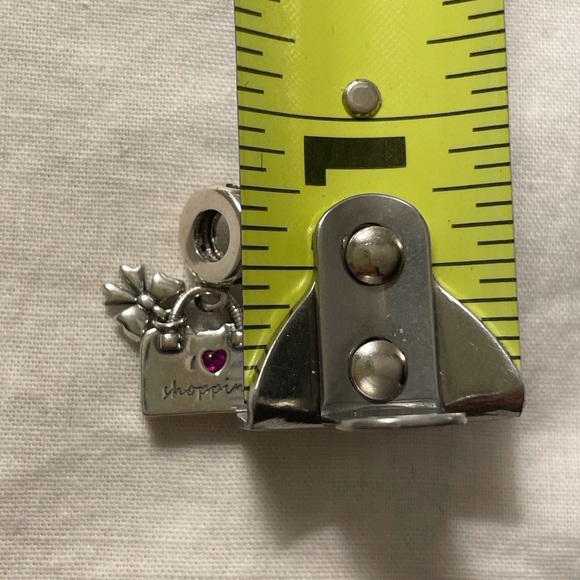 Charm for Pandora Bracelet Purse I Love Shopping Sterling Silver - Picture 10 of 10